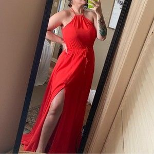 Vici Dolls Maxi Halter Dress